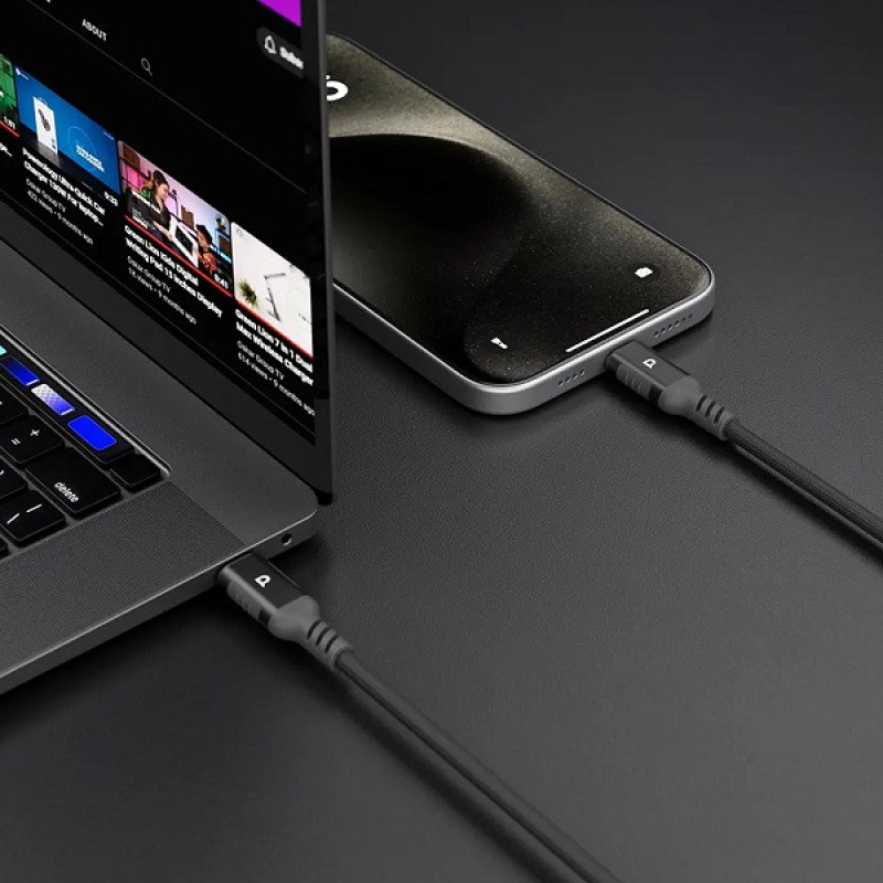 کابل تبدیل USB-C پاورولوژی مدل PC020 طول ۱.۲ متر