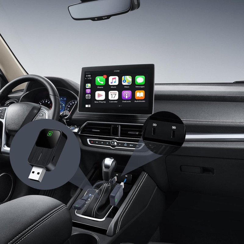 کارپلی و اندروید اتو مدل k2 2in1 CarplayAndroid Auto