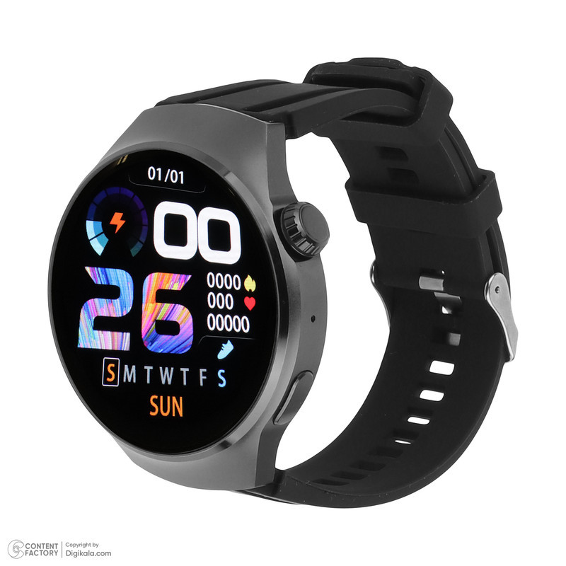 ساعت هوشمند 44 میلی متری اوتل مدل G7 MAX با بند سیلیکونی