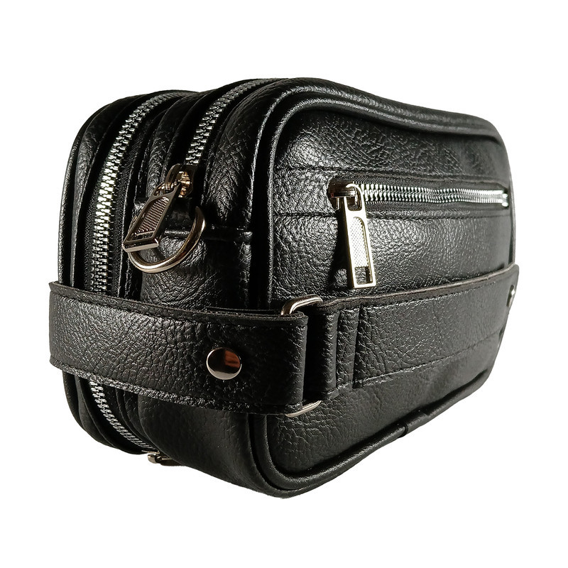 کیف دستی و دوشی مردانه چرم مصنوعی مدل QZ-HBF-001