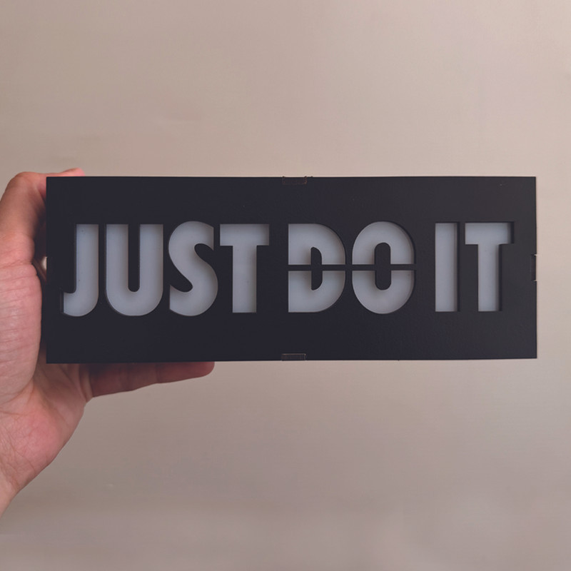 لایت باکس گیمینگ نئومی شاپ مدل JUST DO IT