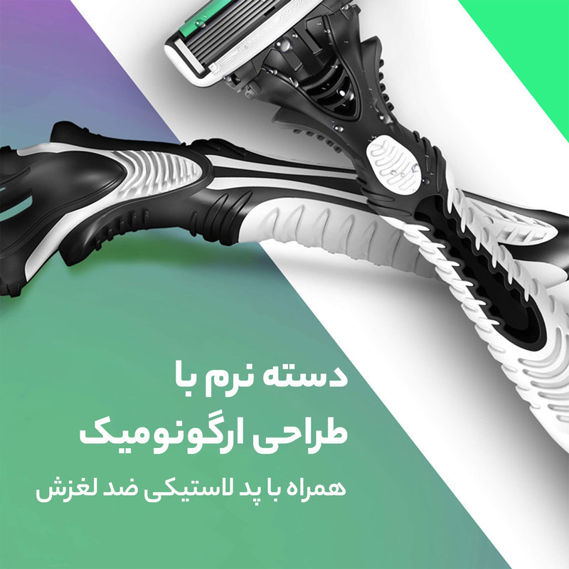 خود تراش دورکو مدل 6Blade تحت لیسانس بسته 2 عددی