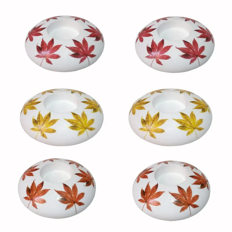 جاشمعی طرح پاییزی کد M 11 بسته 6 عددی