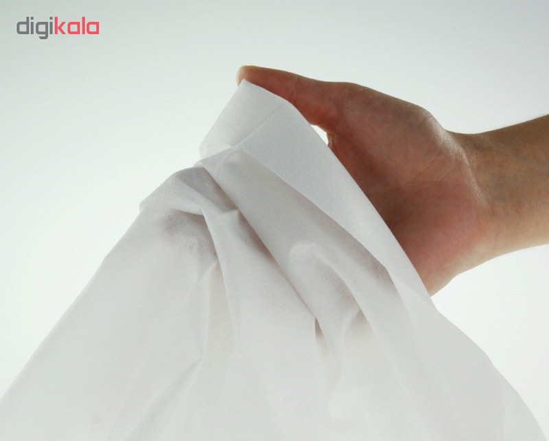 حوله یکبار مصرف یکتا بی بافت مدل G40plain سایز 40×75 سانتی متر بسته 200 عددی