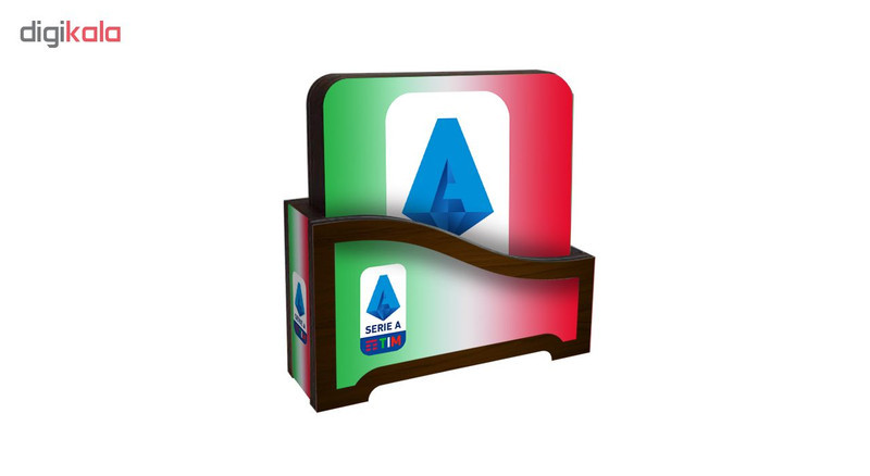 زیر لیوانی لوکسینو مدل لیگ ایتالیا Serie A بسته 6 عددی