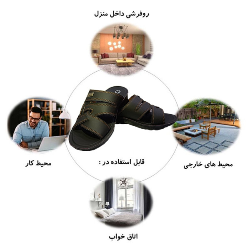 صندل مردانه مدل  شاهین