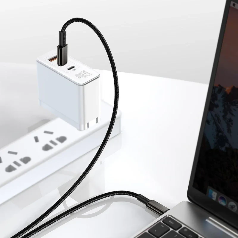 کابل تبدیل USB-C باسئوس مدل Tungsten طول 1 متر