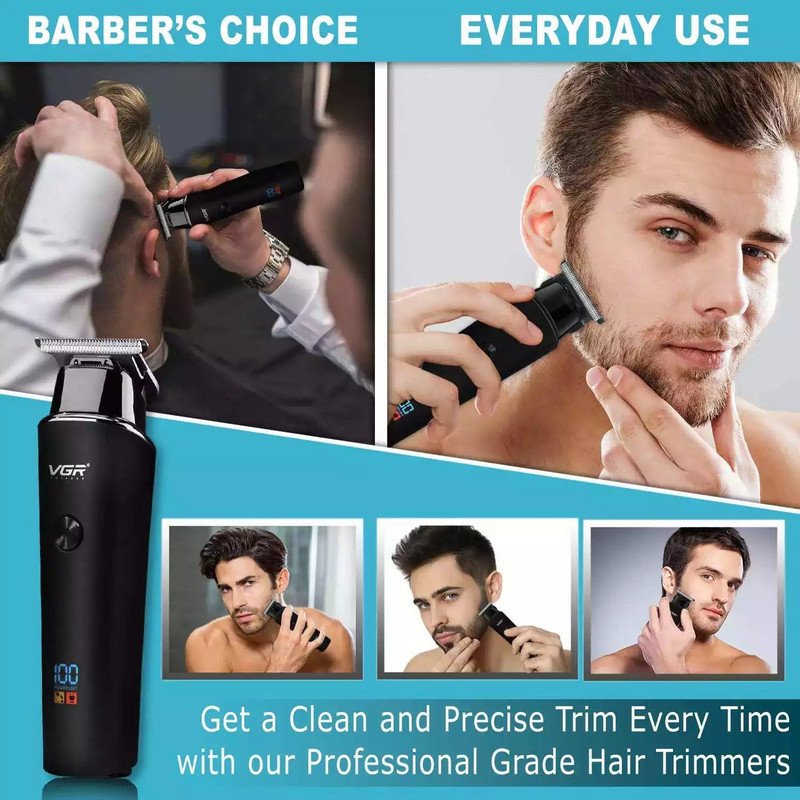 ماشین اصلاح موی سر و صورت وی جی ار مدل PROFESSIONAL V_00937