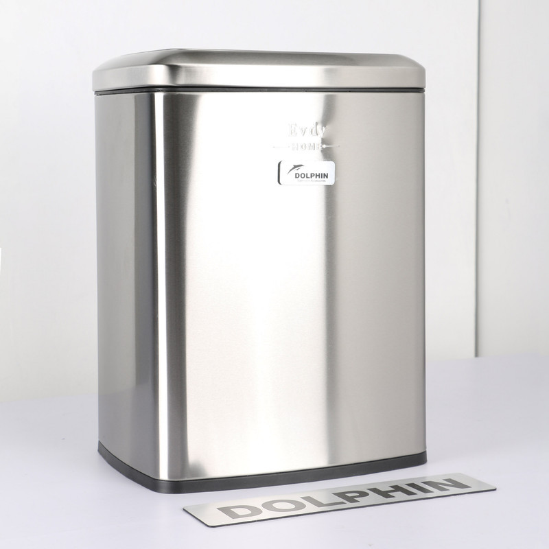سطل زباله دلفین مدل EV-12-ltr بادبزنی