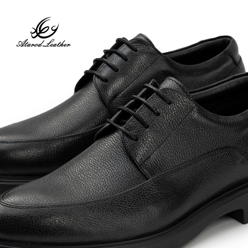 کفش رسمی مردانه چرم عطارد مدل چرم طبیعی کد SH323