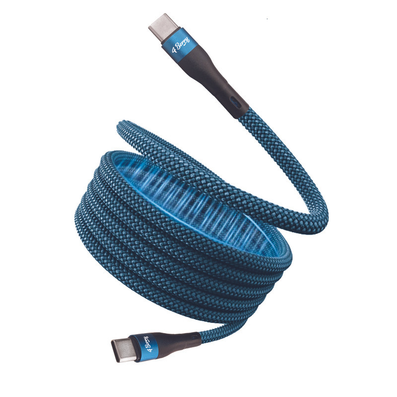 کابل USB-C فوربری مدل Magnetic KS-CC01-60W طول 1 متر