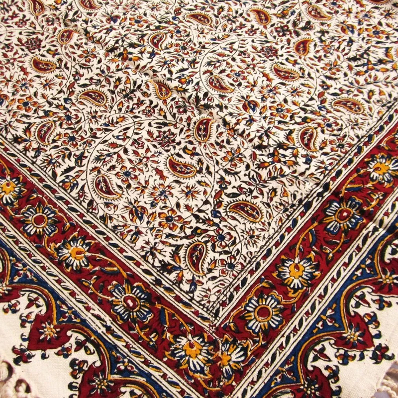سفره 6 نفره طرح گل و بوته کد A.150