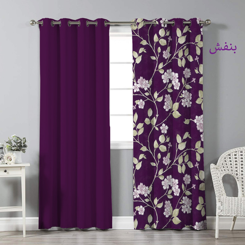 پرده نیروانا مدل pl1089 سایز 280x140 سانتی‌متر
