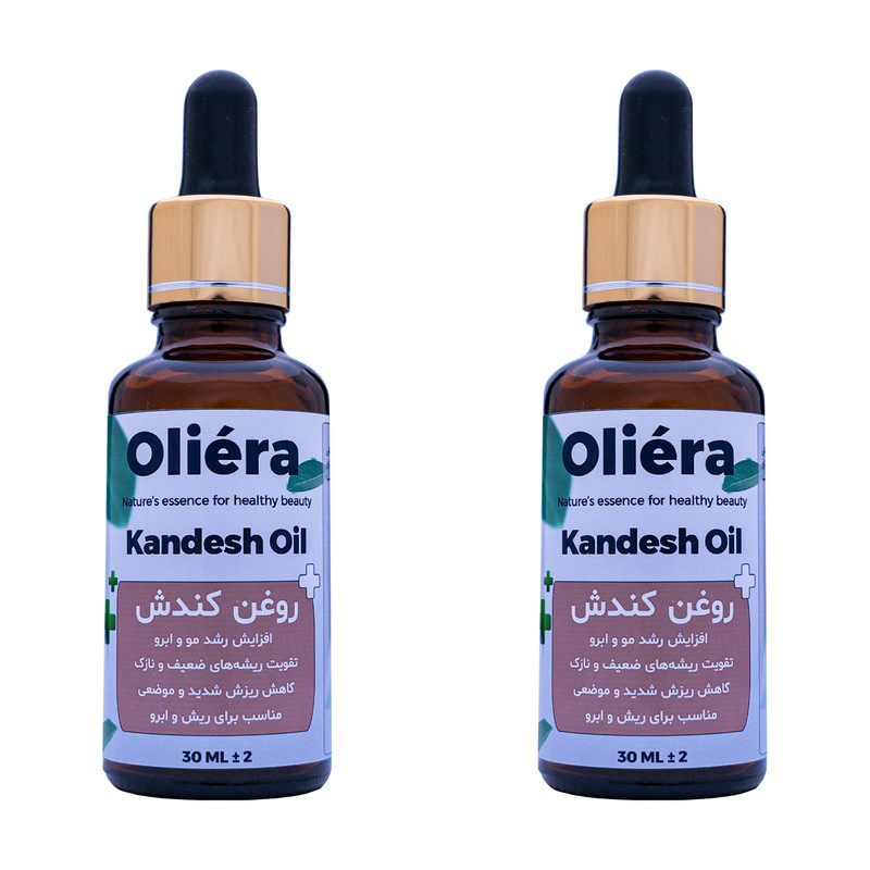 روغن مو اُلیئرا مدل کندش کد +A حجم 60 میلی لیتر بسته 2 عددی