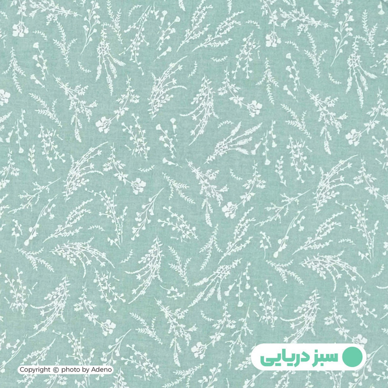 ملحفه تشک مهمان نخ پنبه آدنو مدل رومین کد IR213 سایز 90x190 سانتی متر