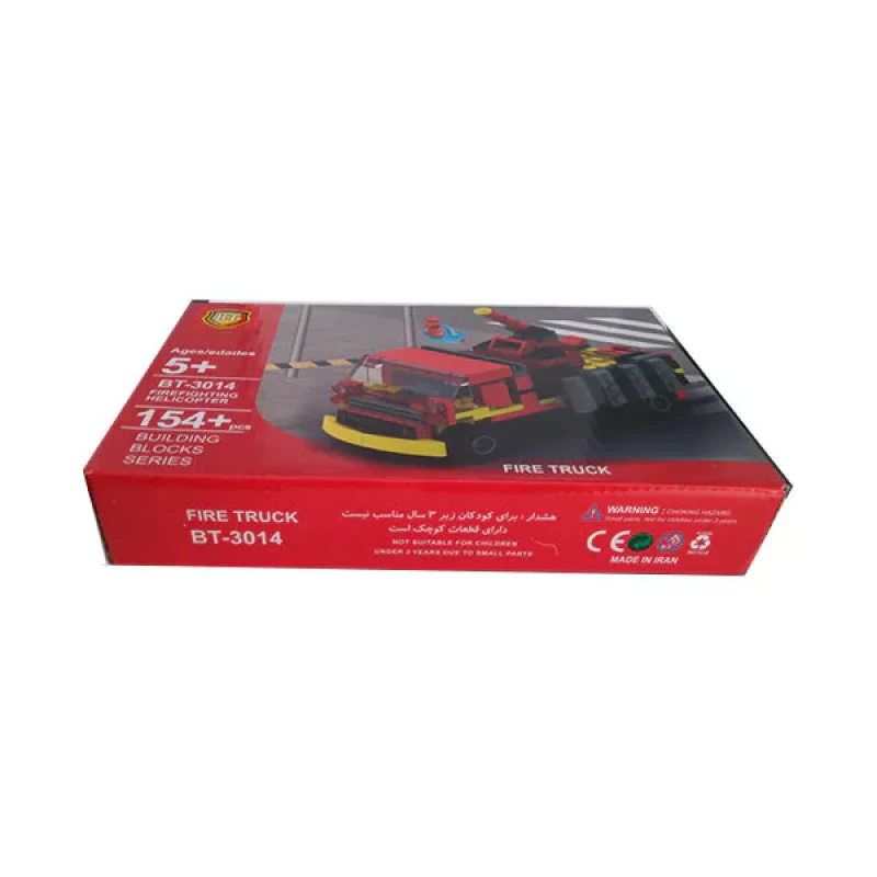 ساختنی طرح ماشین آتش نشانی مدل FIRE TRUCK-BT-3012