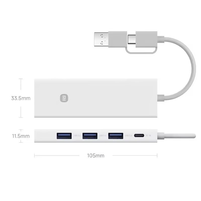 هاب 5 پورت USB-C  USB شیائومی مدل XMSTFXQ01YM