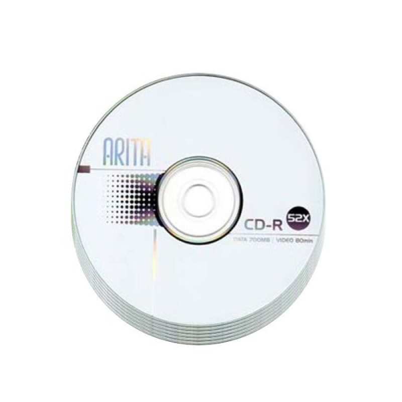 سی دی خام  آریتا مدل CD-R بسته۵۰عددی