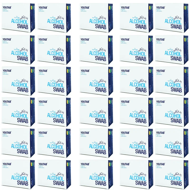 پد الکلی یوتاب مدل Antiseptic 30 مجموعه 30 عددی