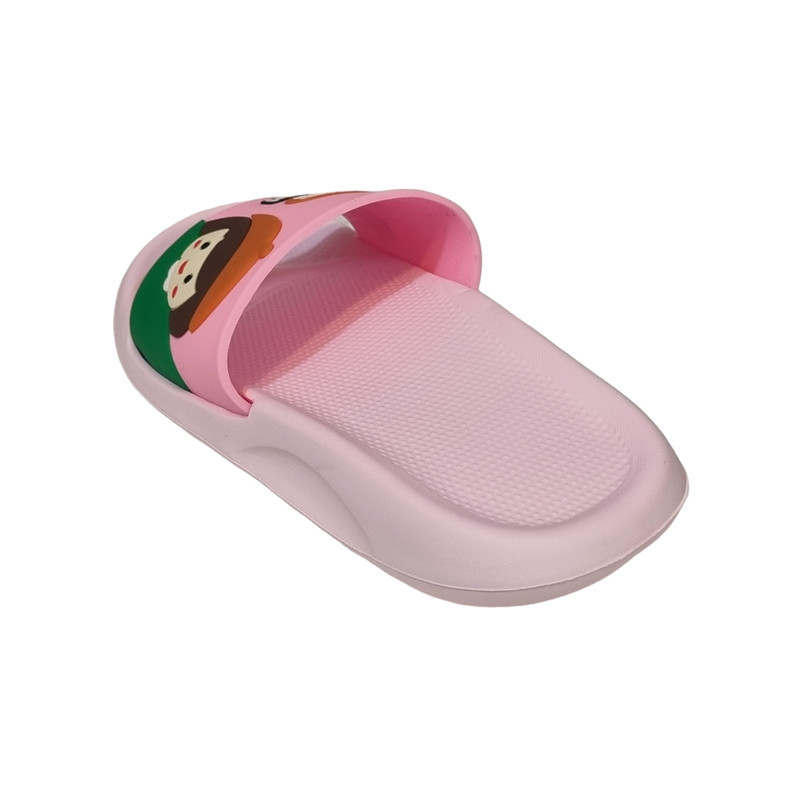 دمپایی بچگانه زیتون مدل هپی گرل KLS-007