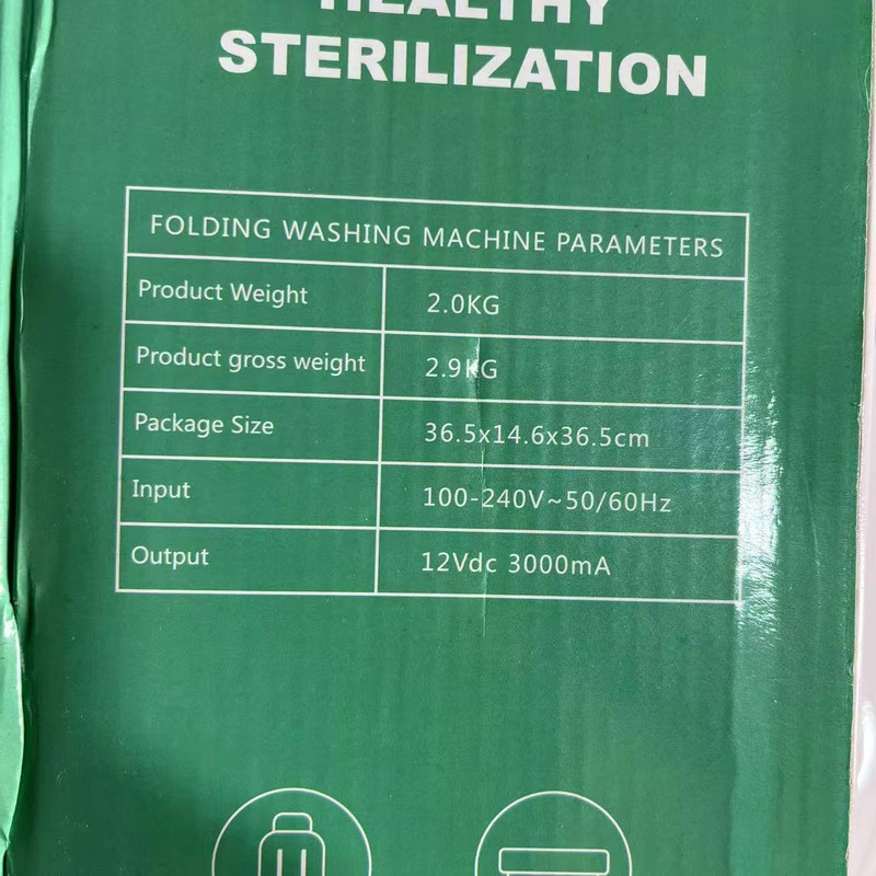 مینی‌ واش 2 کیلوگرم مدل تاشو کد 7L-DM