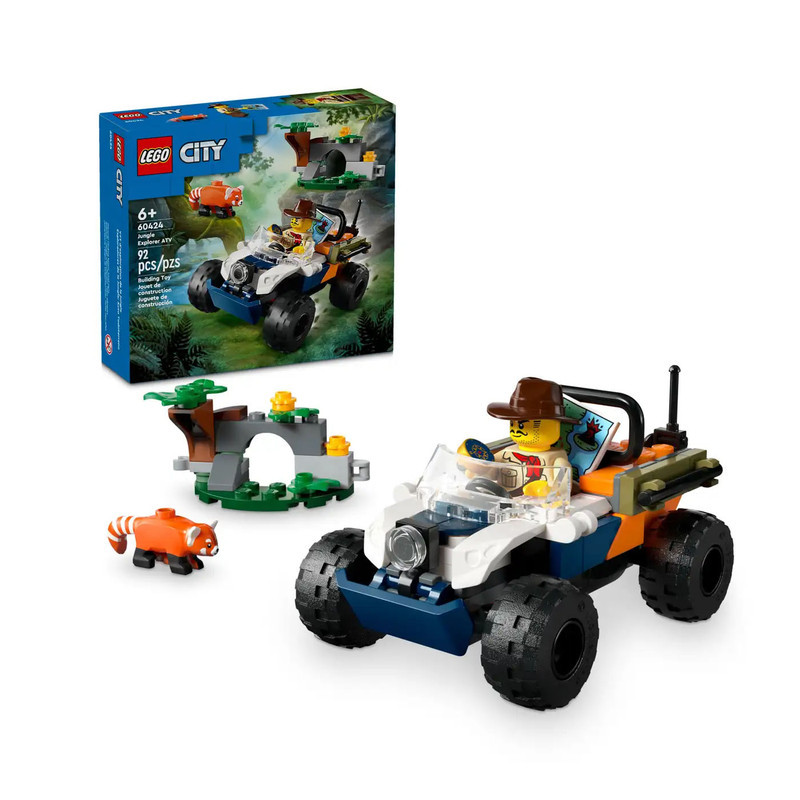 لگو سری City مدل Jungle Explorer Atv کد 60424