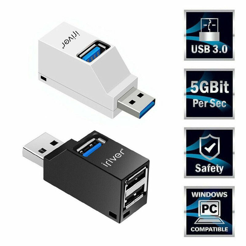 هاب 3 پورت USB3.0 آی ریور مدل Tiny Pro