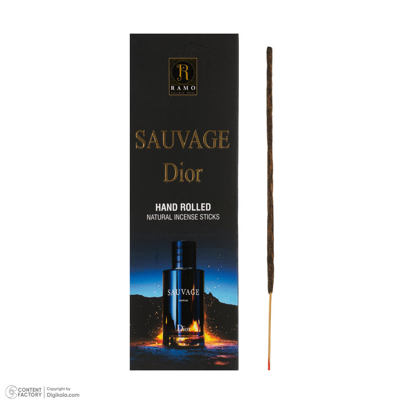 عود رامو مدل 001 رایحه ادکلن SAUVAGE DIOR بسته 20 عددی