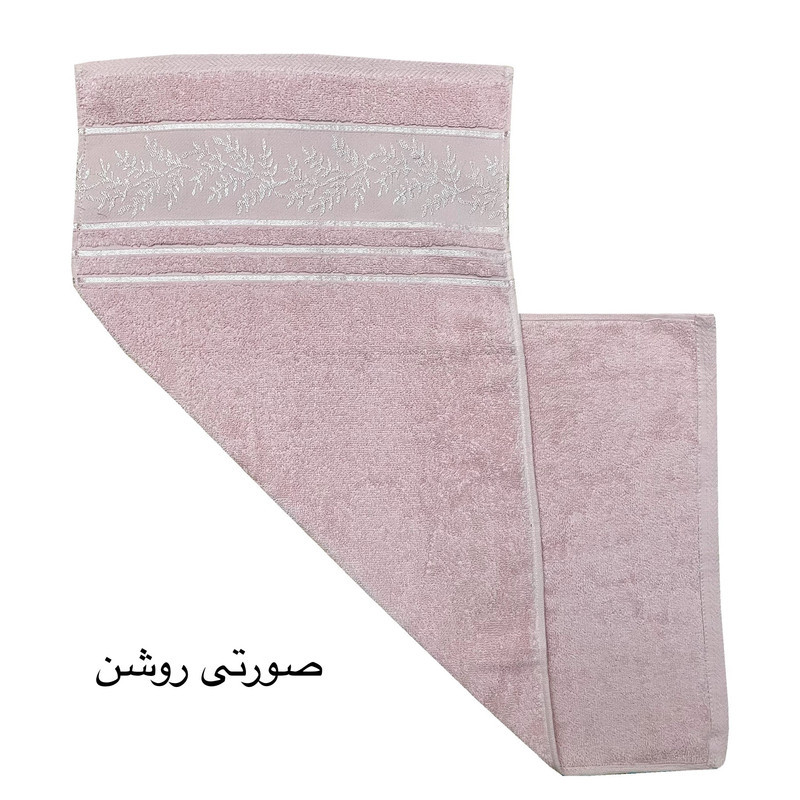حوله دست و  صورت هنرمند مدل شاخه سایز 40x80 سانتی متر