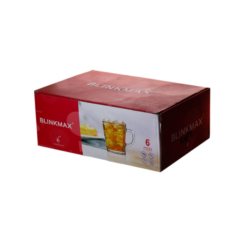 لیوان بلینک مکس مدل کار طرح گل بابونه بسته 6 عددی