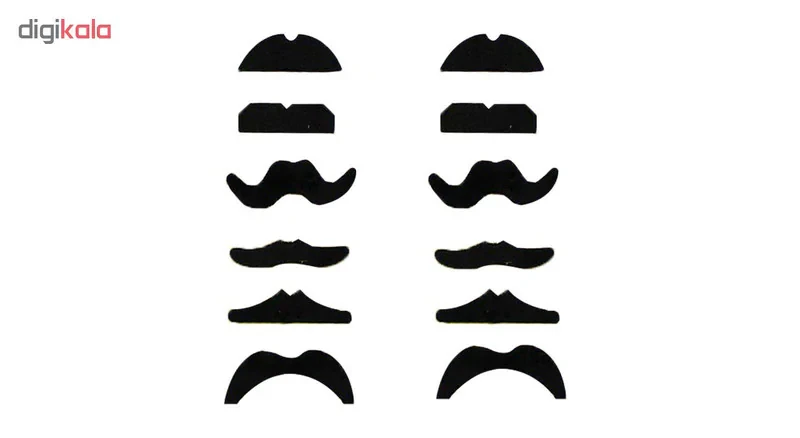 ست سیبیل طرح نمایشی مجموعه ۱۲ عددی