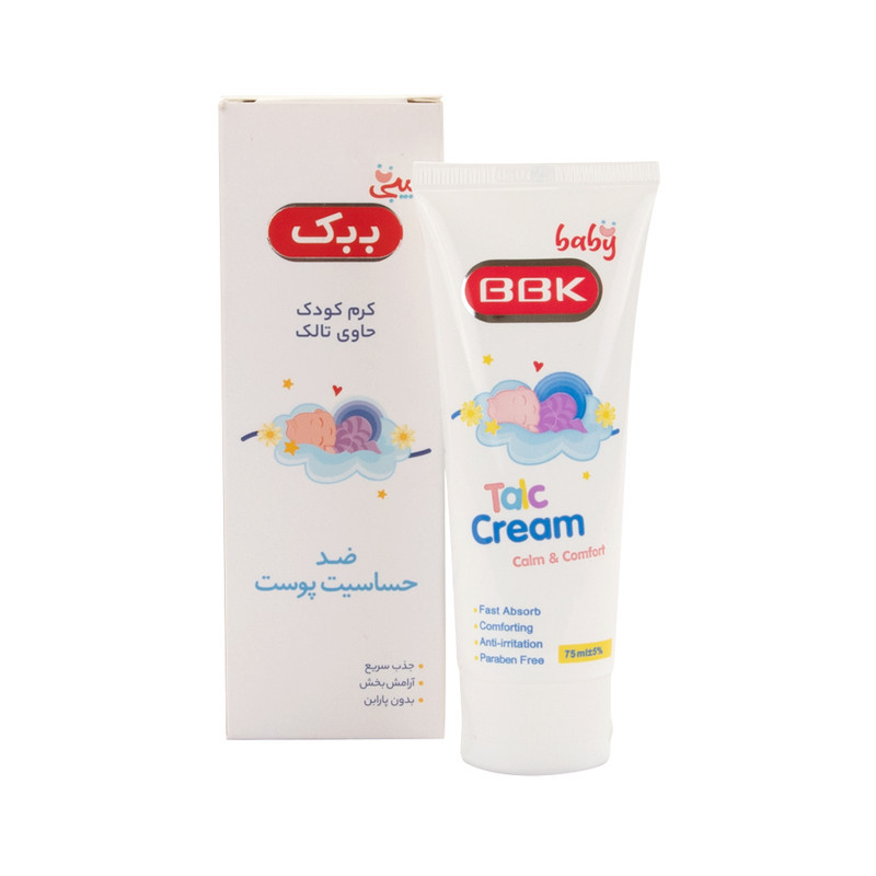 کرم کودک بیبی ببک مدل تالک حجم 75 میلی لیتر