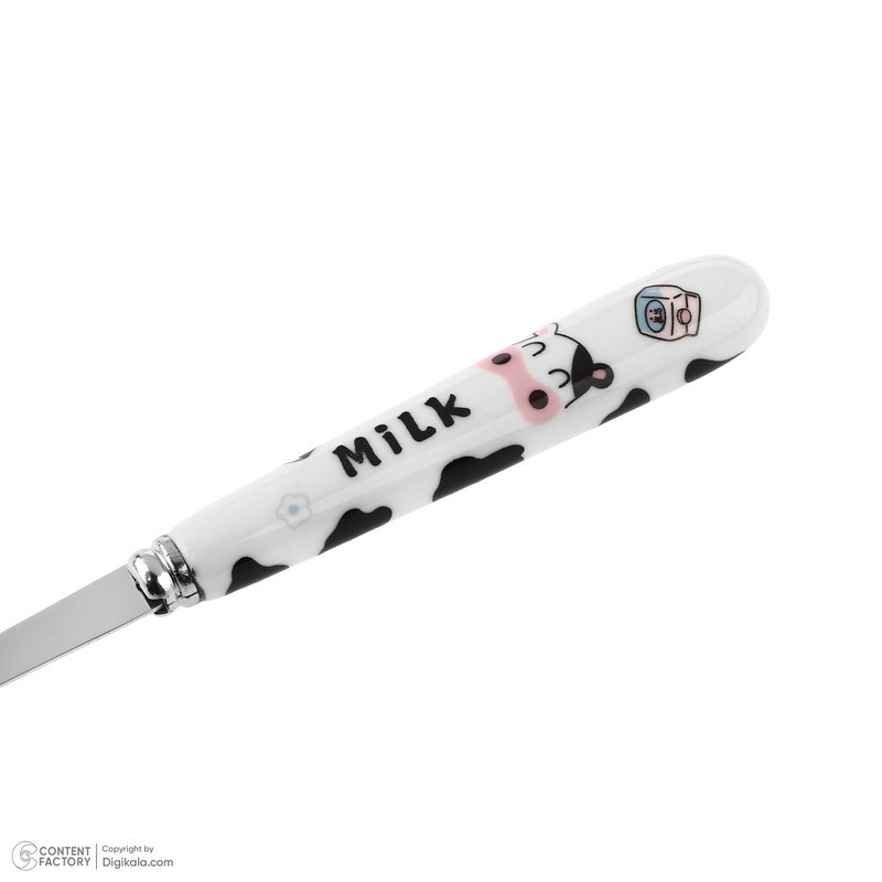 ست قاشق و چنگال کودک مدل milk مجموعه دو عددی
