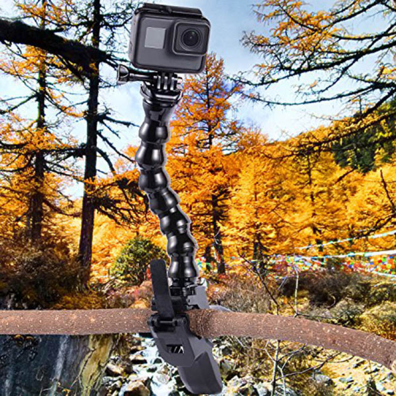 پایه نگهدارنده دوربین مدل Gooseneck Clamp مناسب برای دوربین ورزشی گوپرو