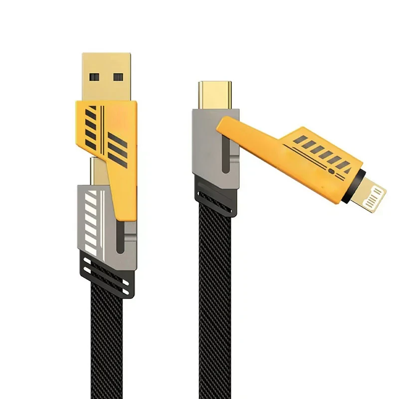 کابل تبدیل USBUSB-C به لایتنینگUSB-C نوهان مدل NX-JJ0401 طول 1.2 متر