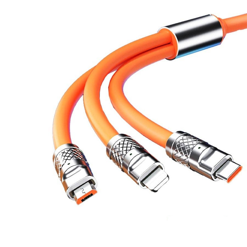 کابل تبدیل USB به micro USBلایتنینگUSB-C مدل S219 طول 1.2 متر
