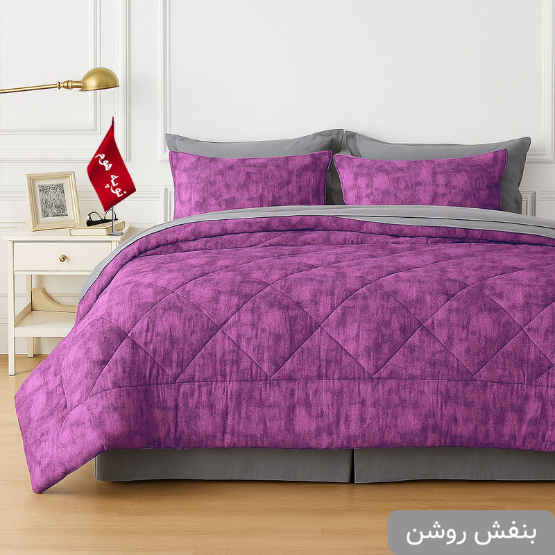 سرویس روتختی 2 نفر 8 تکه نوپه هوم مدل مخمل آرتمیس 28