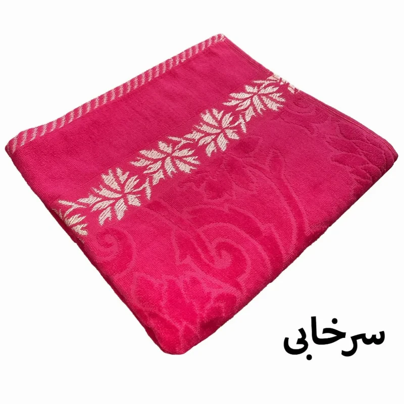 حوله استخری هنرمند مدل ابریشمی سایز 70×135 سانتی متر