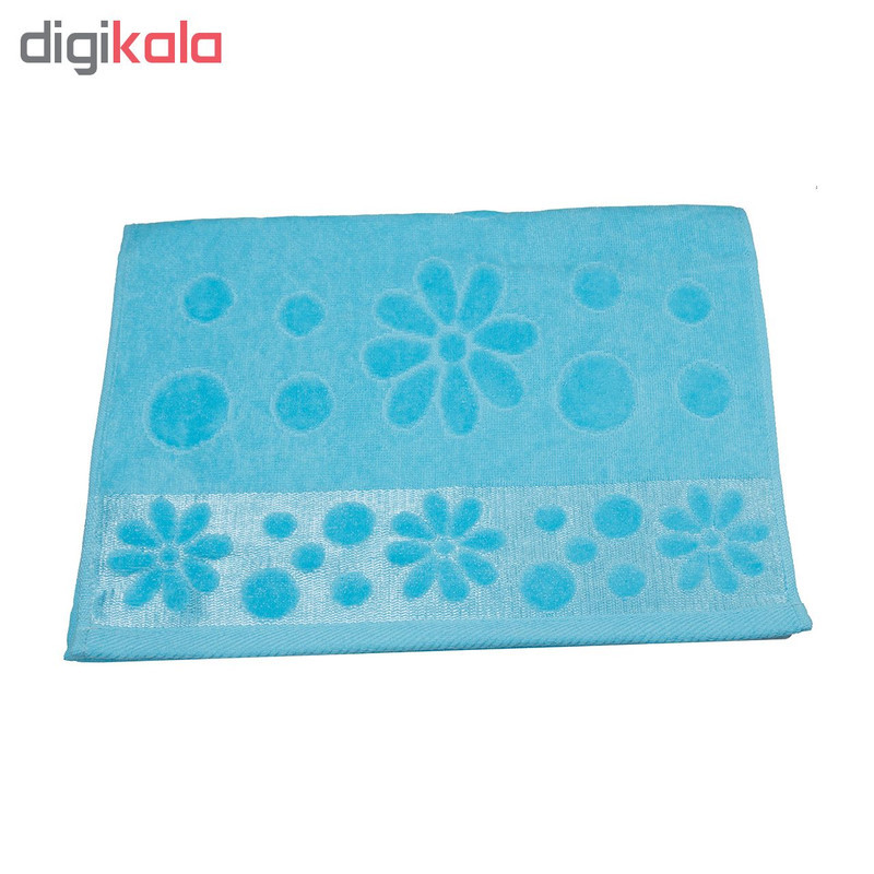 حوله دستی آیدین تاول مدل شکوفه سایز 40 × 80 سانتی متر
