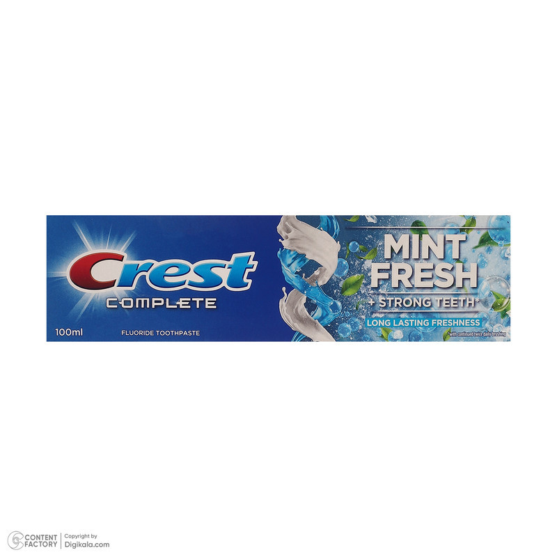 خمیر دندان کاهش دهنده جرم کرست مدل MINT FRESH حجم 100 میلی‌لیتر