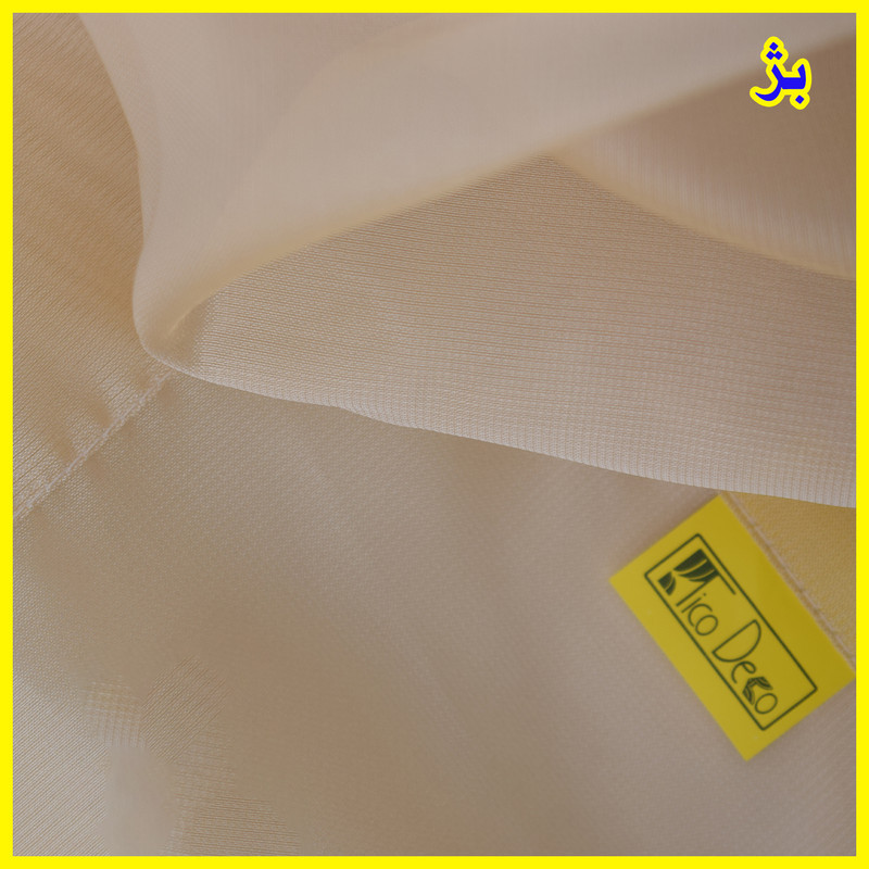 پرده پانچ تیکو دکو مدل حریر شاین ژرسه سایز 180x140 سانتی‌متر