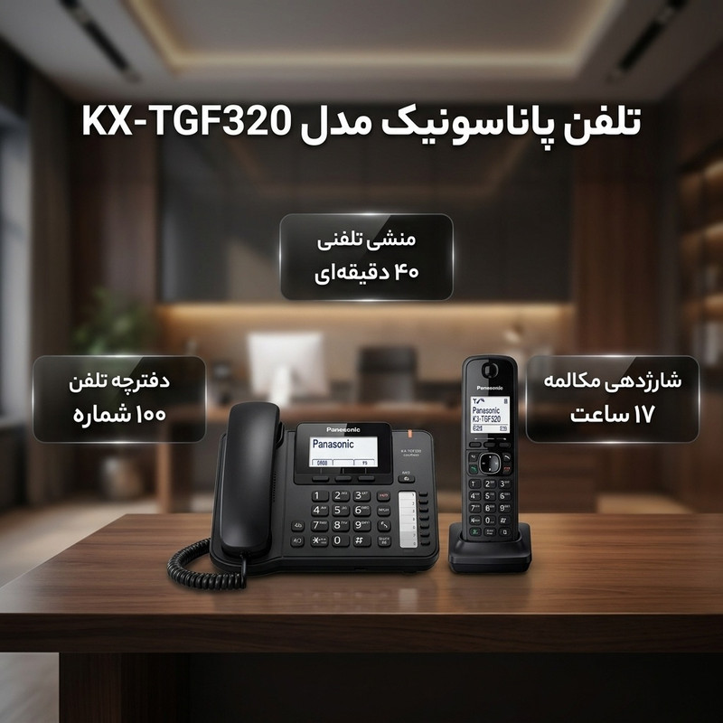 تلفن پاناسونیک مدل KX-TGF320