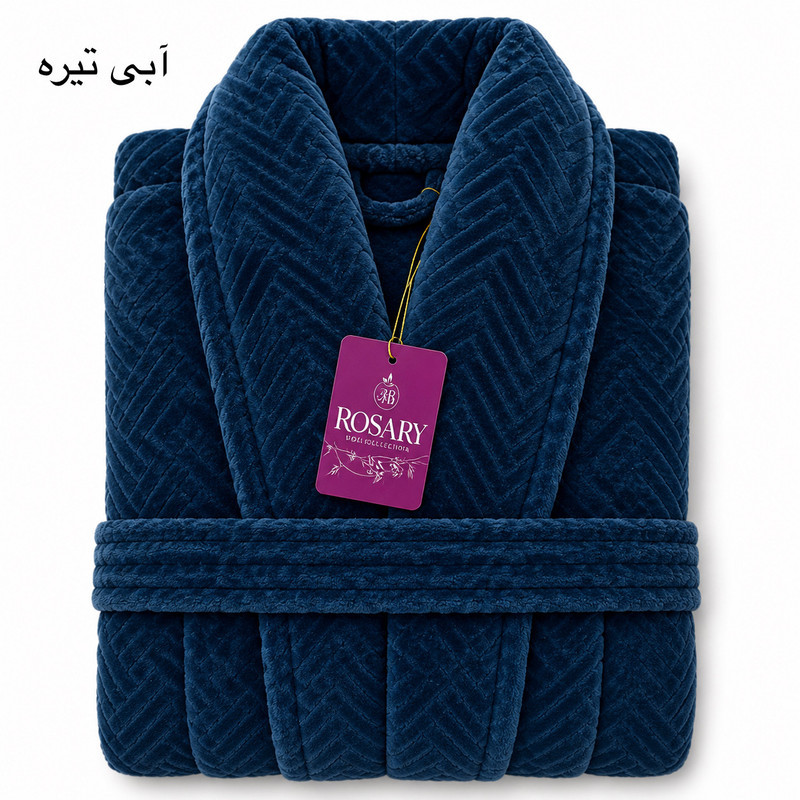 حوله پالتویی روزاری مدل تورال سایز 125×130 سانتی متر مناسب برای محدوده قد 165 تا 190 سانتی متر