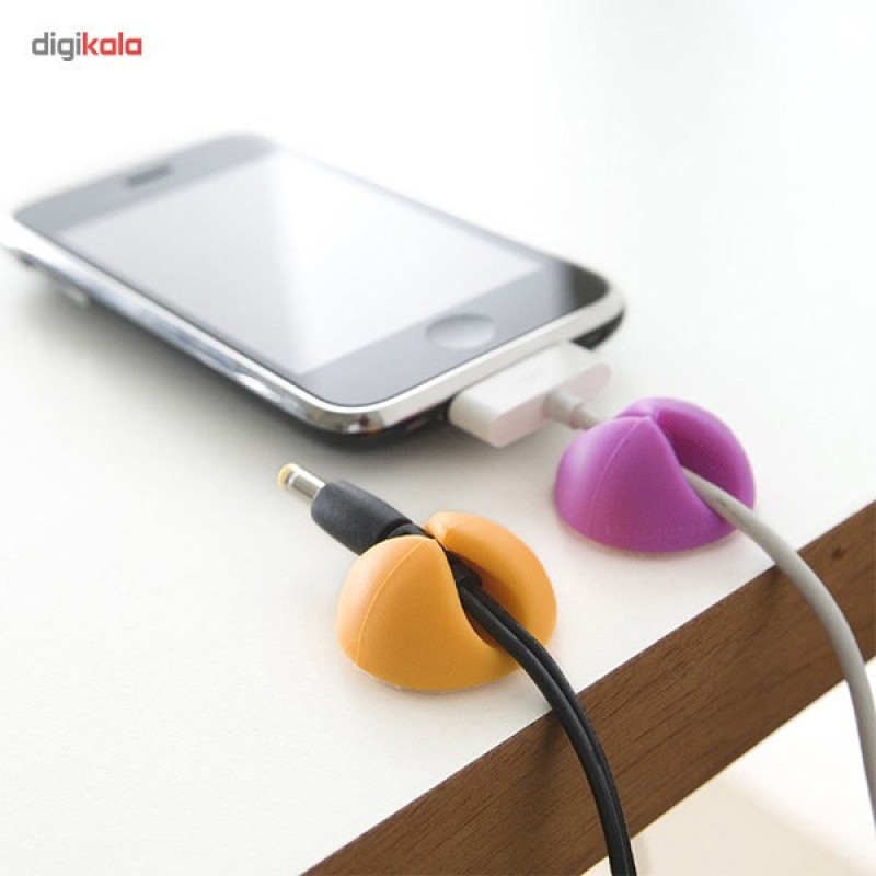 نگهدارنده کابل بلولانژ مدل CableDrop بسته 6 عددی
