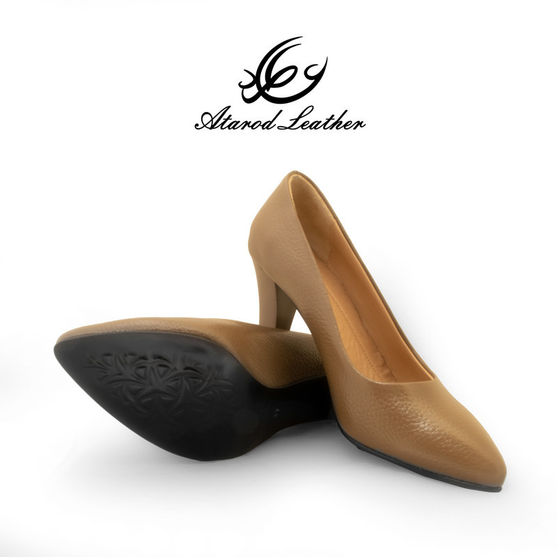 کفش زنانه چرم عطارد مدل چرم طبیعی کد SH291