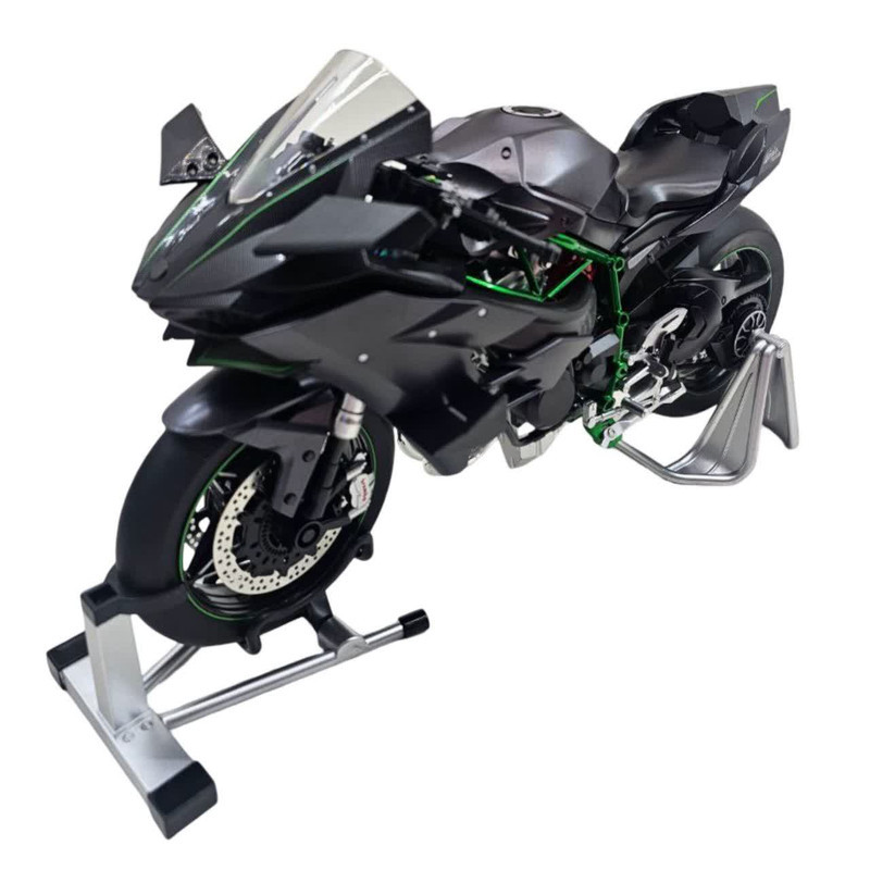 موتور بازی ناب سل مدل کاوازاکی نینجا H2R دودزا شارژی کد kawasaki h2r ninja spray 1:6 naab002