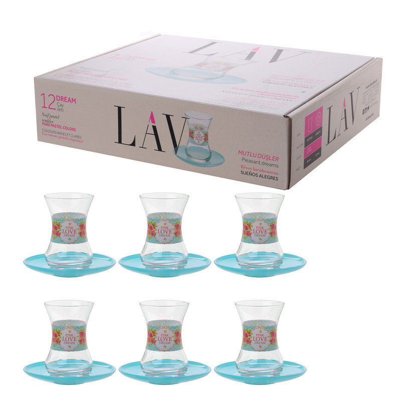 سرویس چای خوری 12 پارچه لاو مدل دریم کد 340930