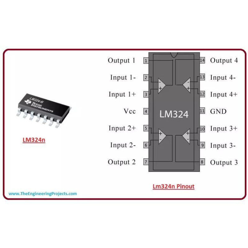 آپ امپ مدل LM324N بسته 2 عددی