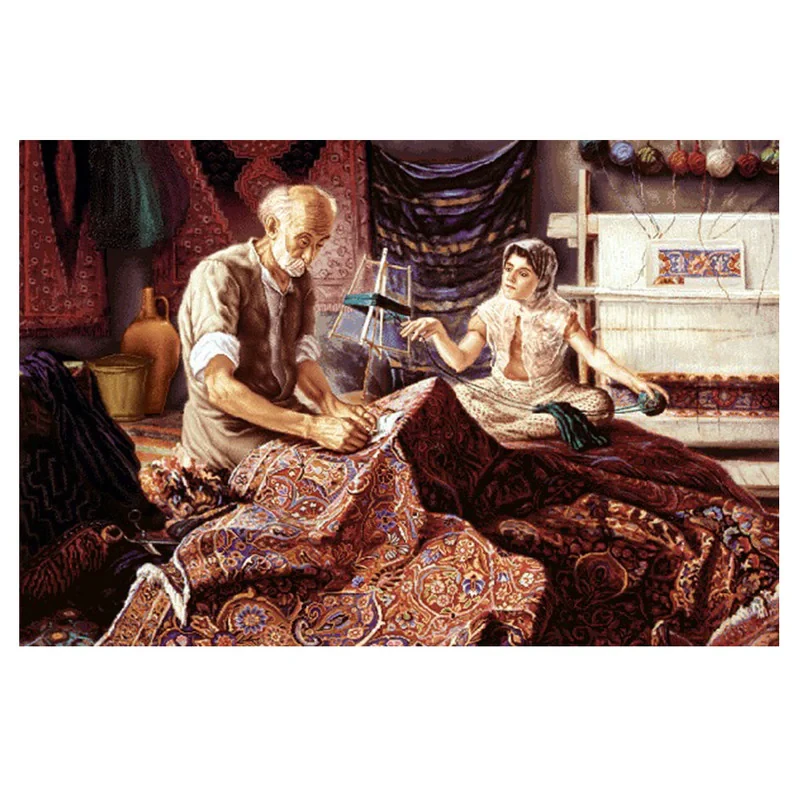 نخ و نقشه تابلوفرش مدل 2908