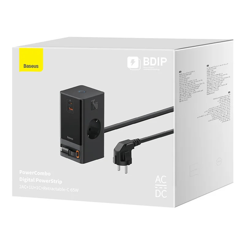 چندراهی برق بیسوس مدل B-PS301 65W